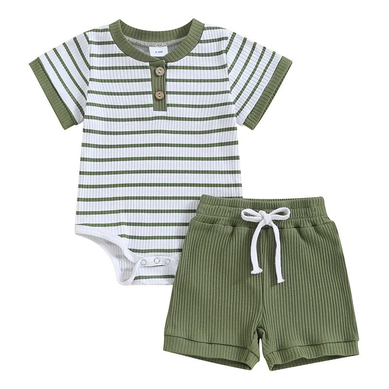 Oluuu. Baby Jumpsuit – Kurzärmeliger Romper für Kleinkinder