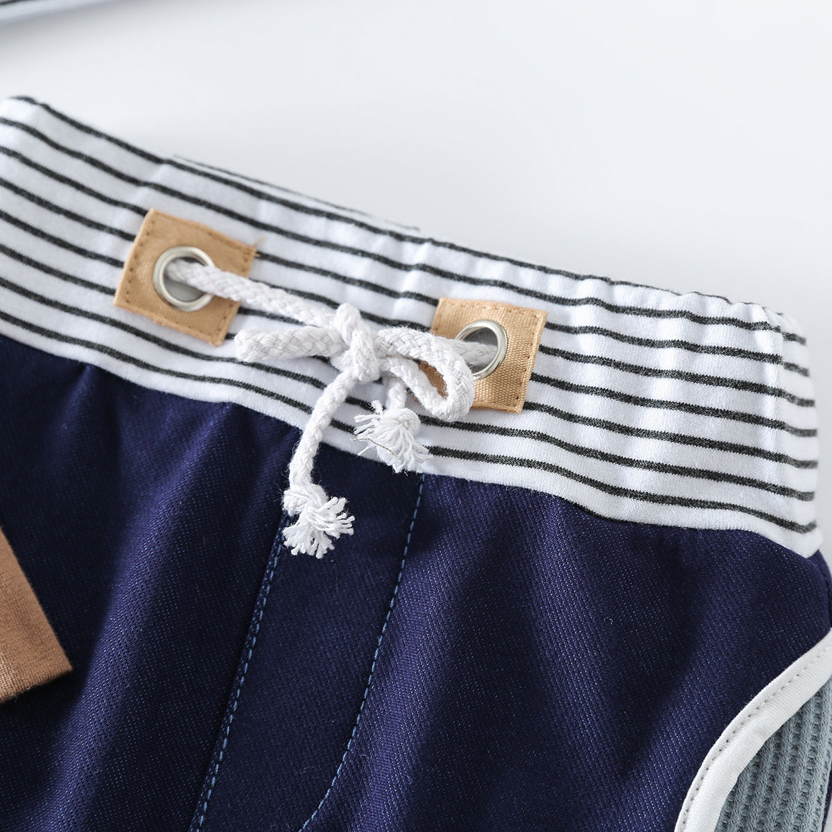 Oluuu. Streifen Pullover und Hose Set – Baumwolle für Jungen