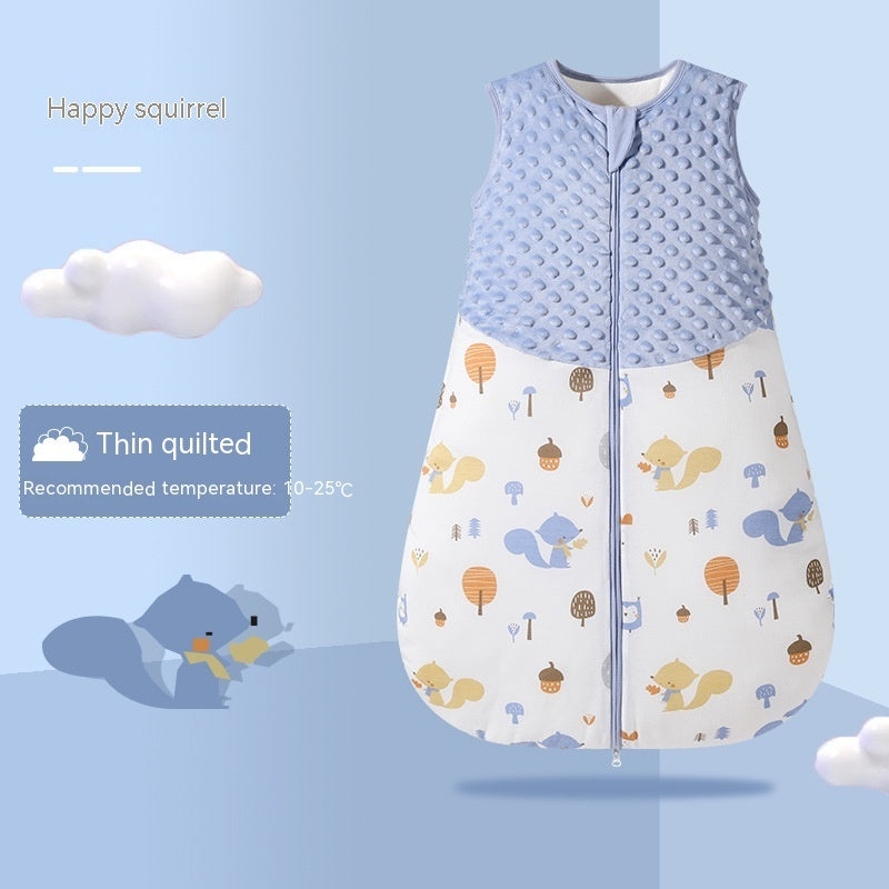 Oluuu. Reine Baumwoll-Babyschlafsack im Westenstil – Komfort und Sicherheit für Neugeborene