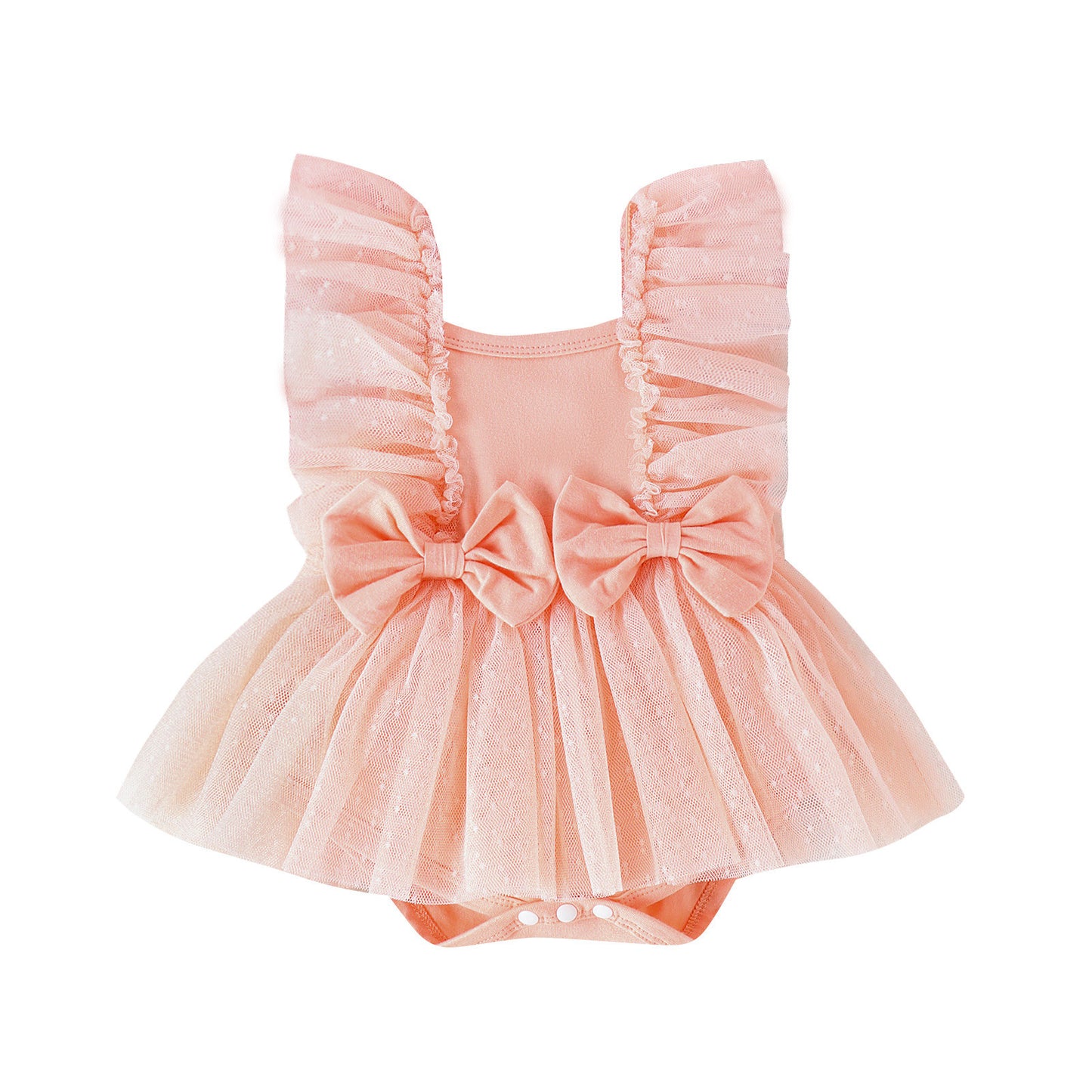 Oluuu. Baby Jumpsuit mit Netzrock – Prinzessinnenkleid, Body und Hose in einem