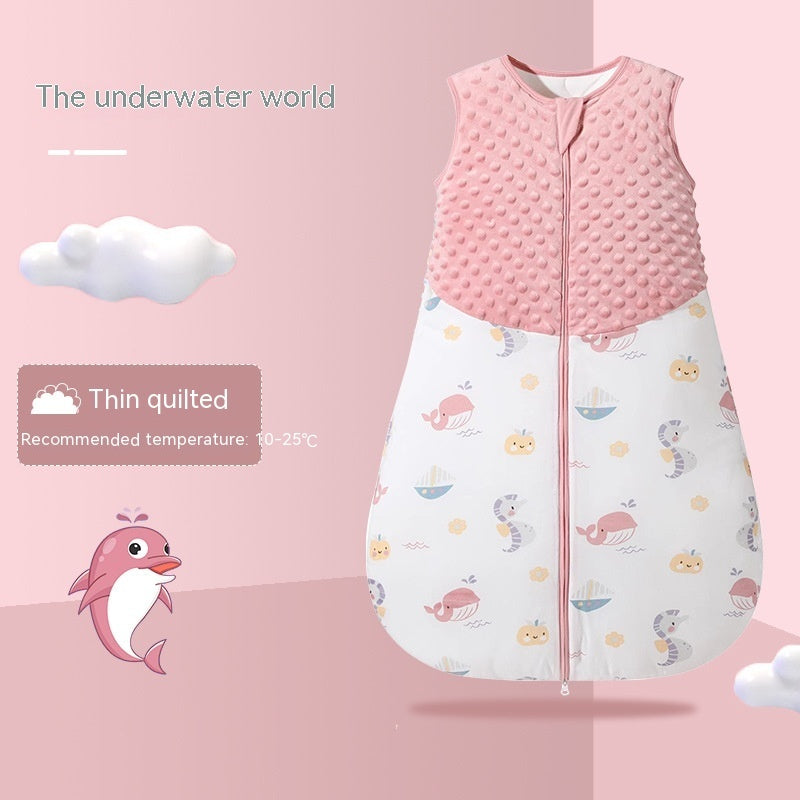 Oluuu. Reine Baumwoll-Babyschlafsack im Westenstil – Komfort und Sicherheit für Neugeborene