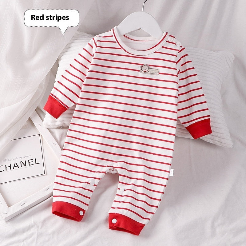 Oluuu. Herbstbekleidung – Baby Romper und Pyjama aus reinem Baumwollstoff