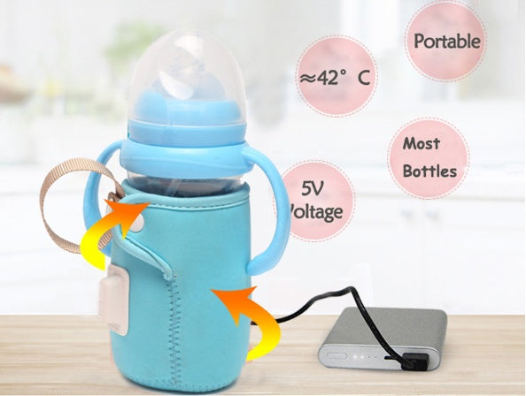 Oluuu. Baby USB Thermo Flasche perfekt für Unterwegs