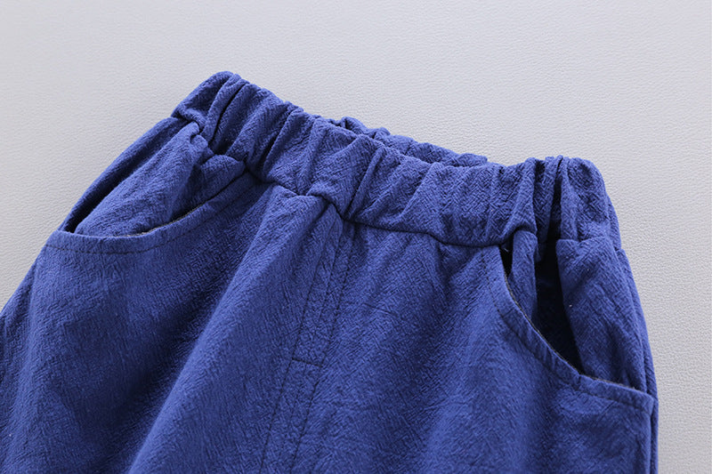 Oluuu. Baby Jungen Anzug – Kurzarm Shirt mit Hose für Kleinkinder