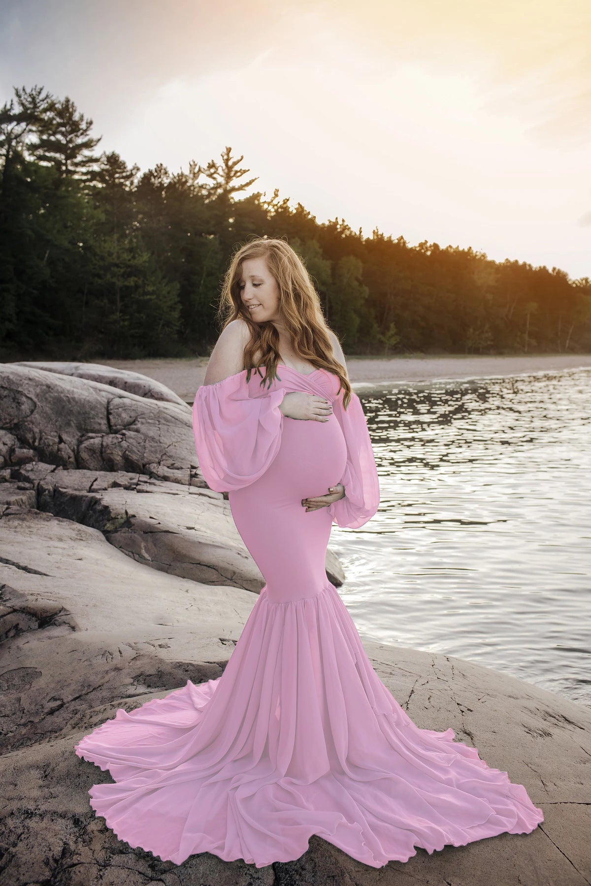 Oluuu. Schwangerschaft- Fotoshooting Kleid