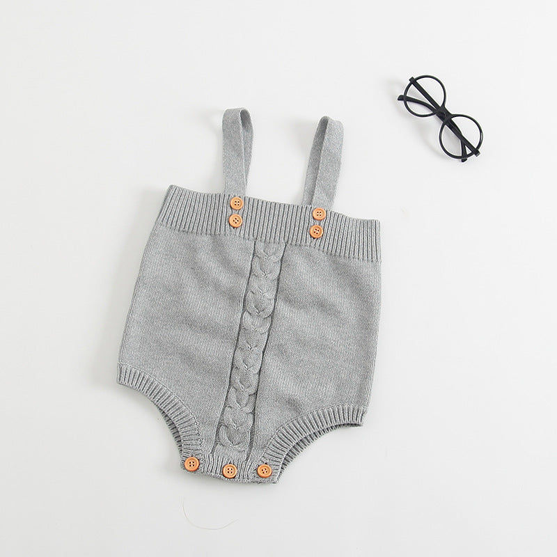 Oluuu. Strick-Baby-Overall
