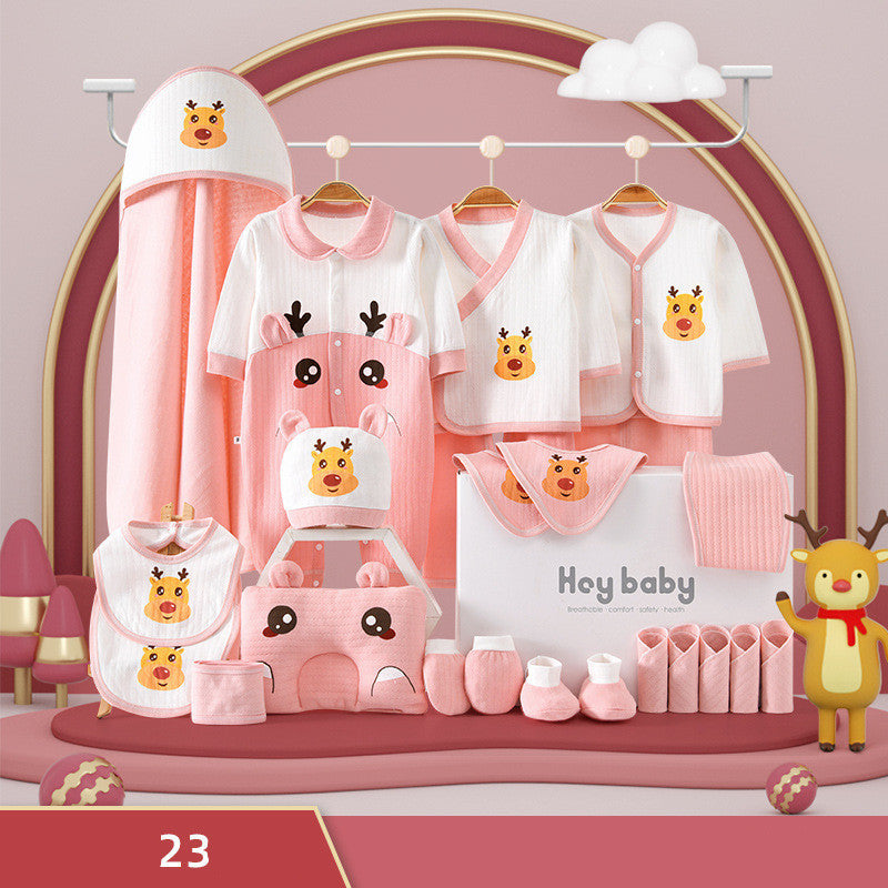 Oluuu. Baby Geschenkbox aus reiner Baumwolle – Perfektes Set für Neugeboren