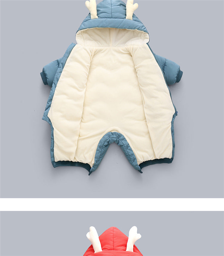 Oluuu. Baby Einteiler Daunenjacke