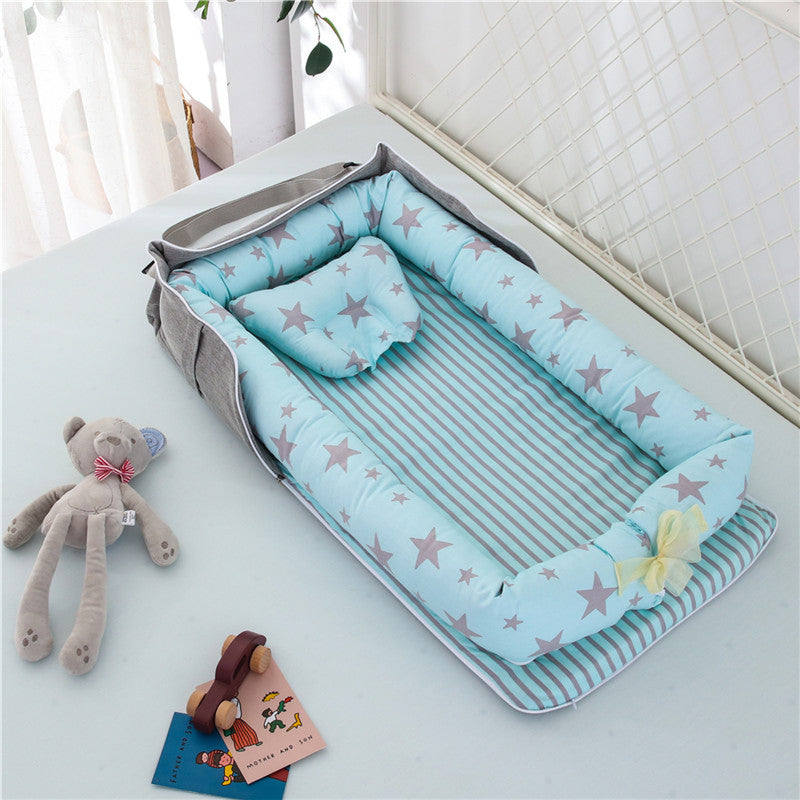 Oluuu. Praktisches Babybett – Faltbar und aus Baumwolle für Ihr Neugeborenes