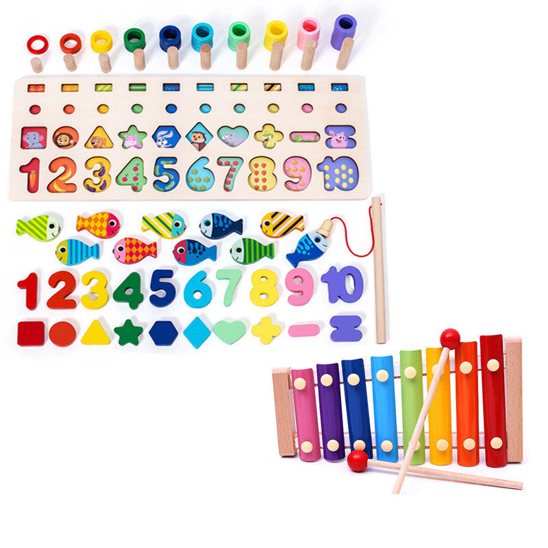 Oluuu. 3D Alphabet- und Zahlenpuzzle für Kinder – Buntes, geometrisches Lernspielzeug