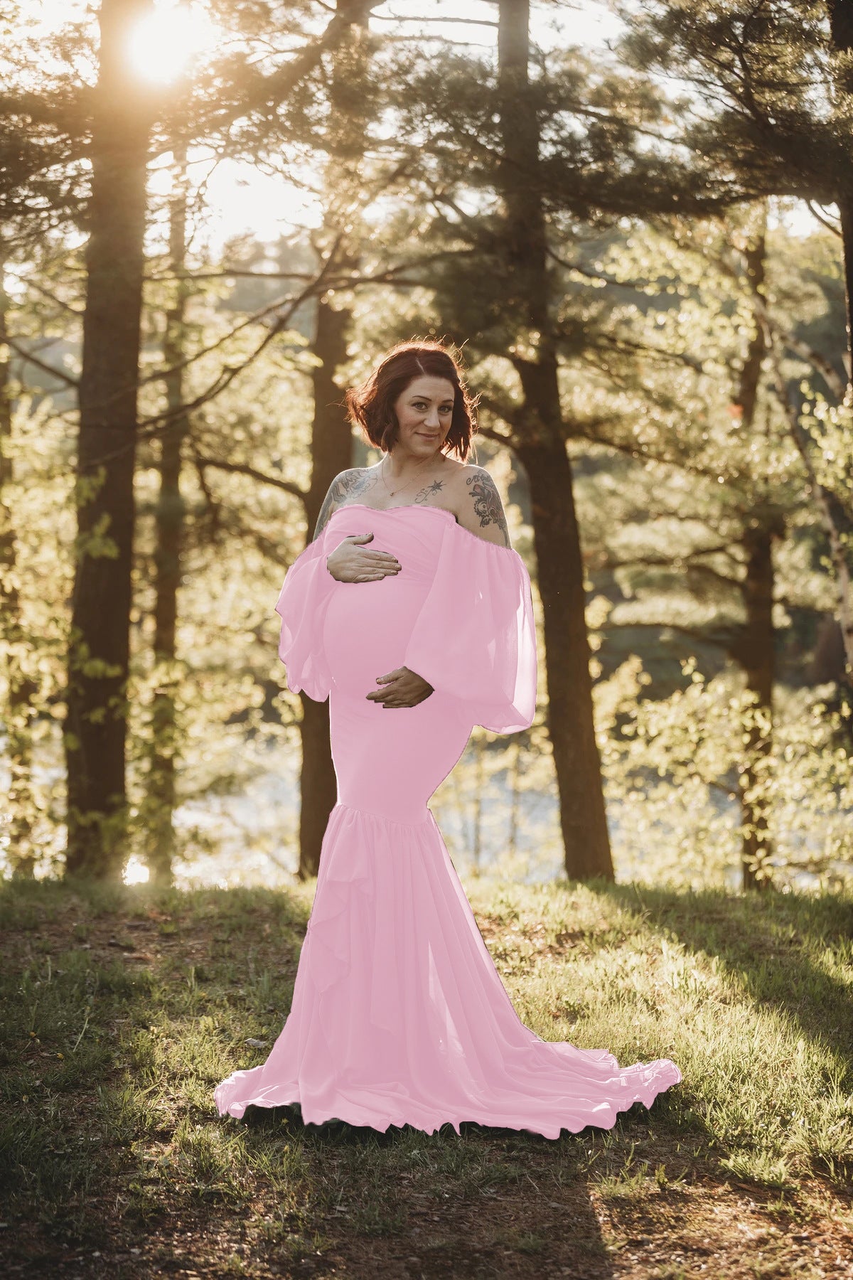 Oluuu. Schwangerschaft- Fotoshooting Kleid