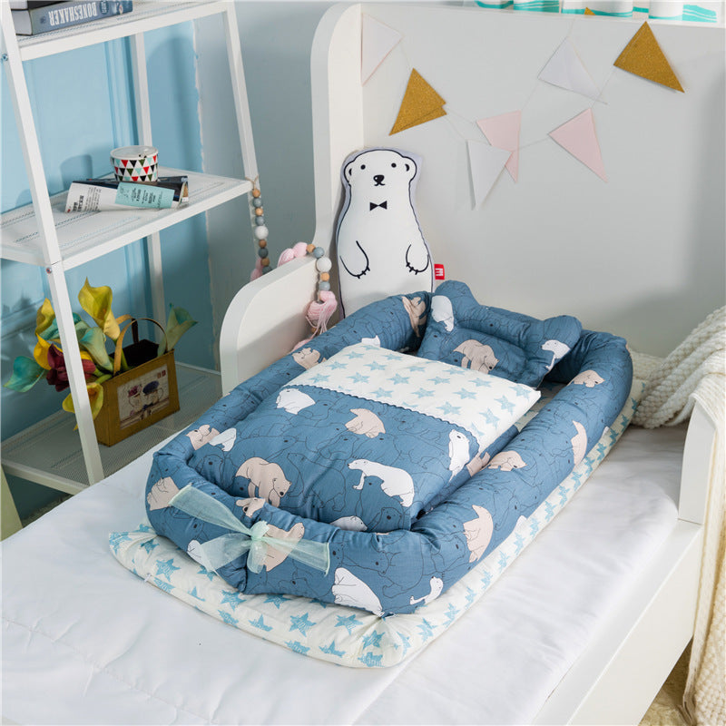 Oluuu. Bionisches Babybett – Faltbar, tragbar und druckentlastend für Neugeborene