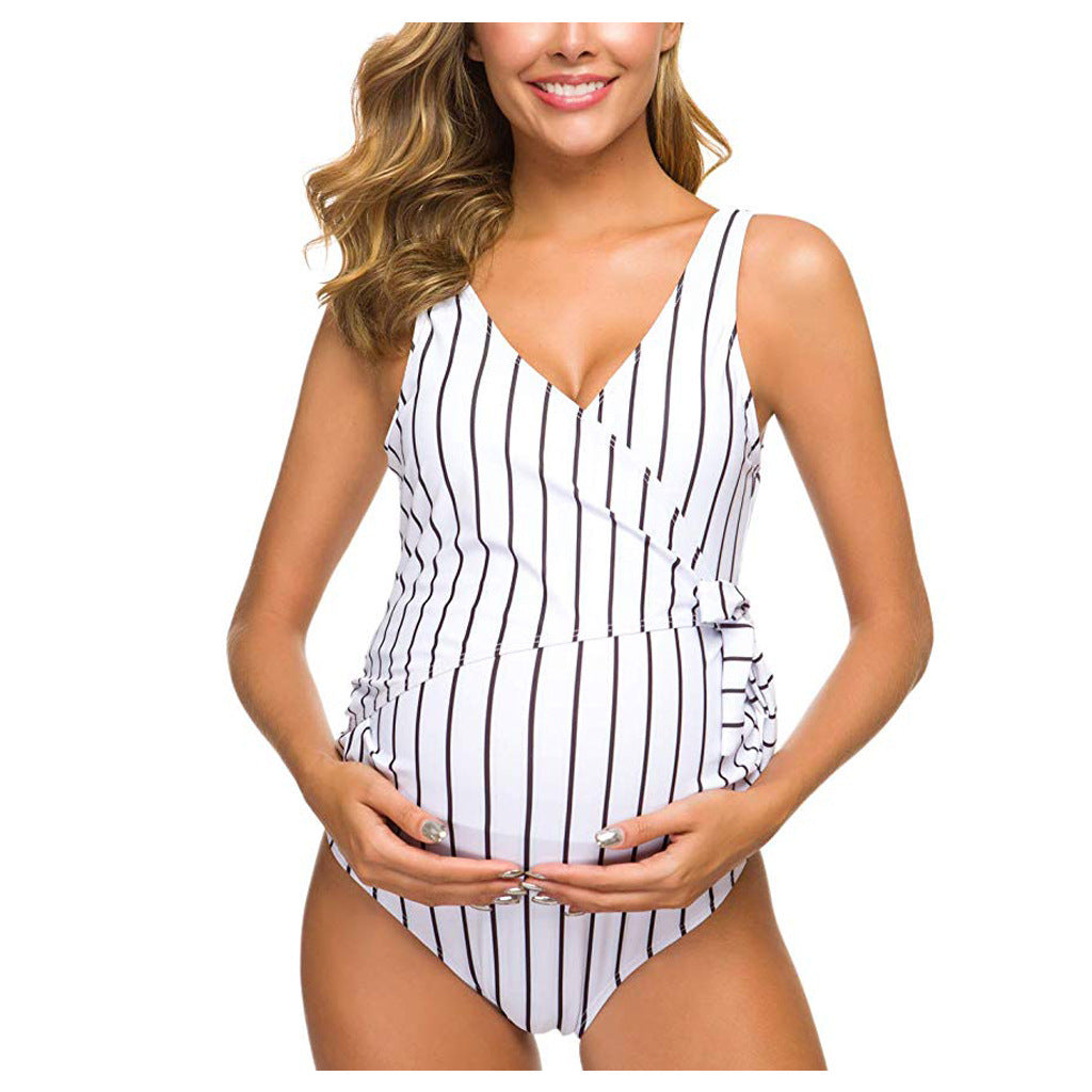 Oluuu. Sexy Umstandsbadeanzug – Einteiler für Schwangere im europäischen und amerikanischen Stil