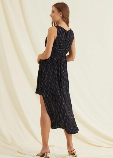 Oluuu. Polka-Dot-Kleid für werdende Mütter