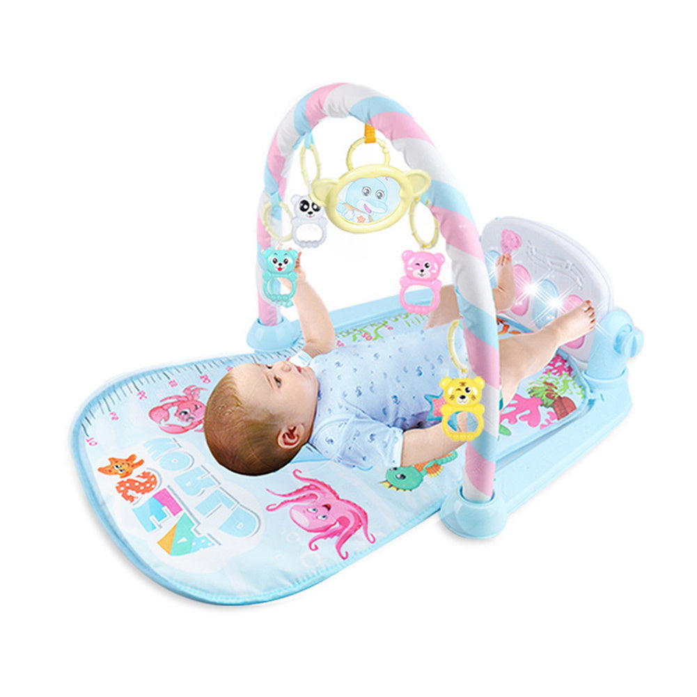 Oluuu. Explosives Baby Pedal Klavier – Musikspielzeug mit Decke