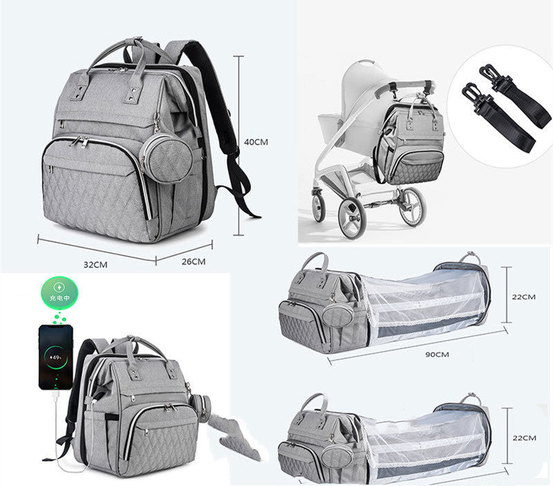 Oluuu. Mommy Bag – Große Kapazität Schultertasche für Mütter und Babys