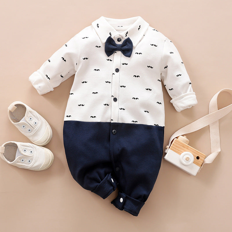 Oluuu. Eleganter Gentleman Baby Strampler – Stilvolles Design für besondere Anlässe