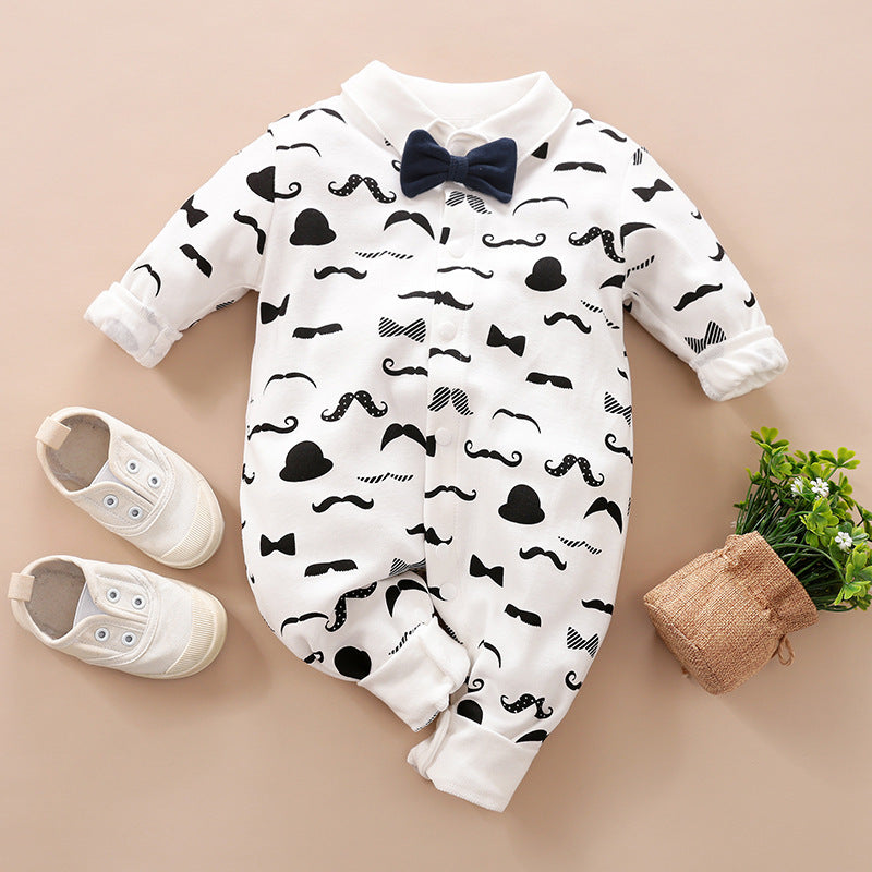 Oluuu. Eleganter Gentleman Baby Strampler – Stilvolles Design für besondere Anlässe