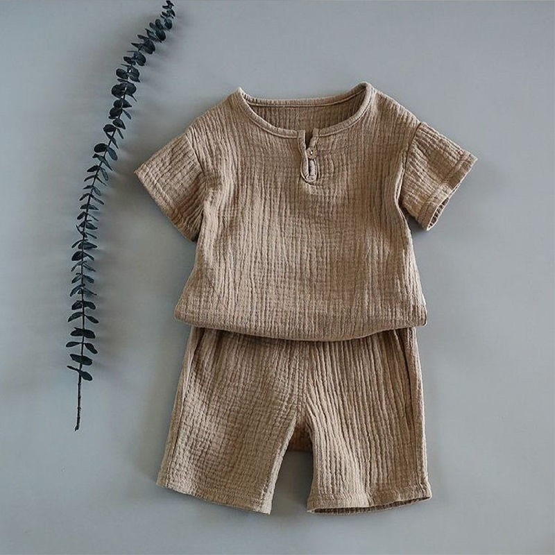Oluuu. Sommer Set für Babys – Kurzarm-Outfit für Jungen und Mädchen