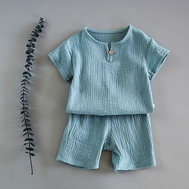 Oluuu. Sommer Set für Babys – Kurzarm-Outfit für Jungen und Mädchen