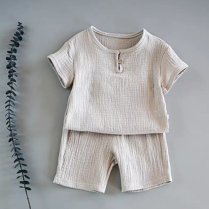 Oluuu. Sommer Set für Babys – Kurzarm-Outfit für Jungen und Mädchen