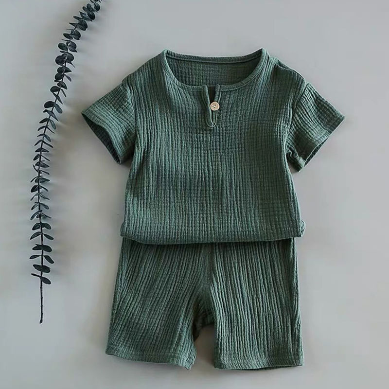 Oluuu. Sommer Set für Babys – Kurzarm-Outfit für Jungen und Mädchen