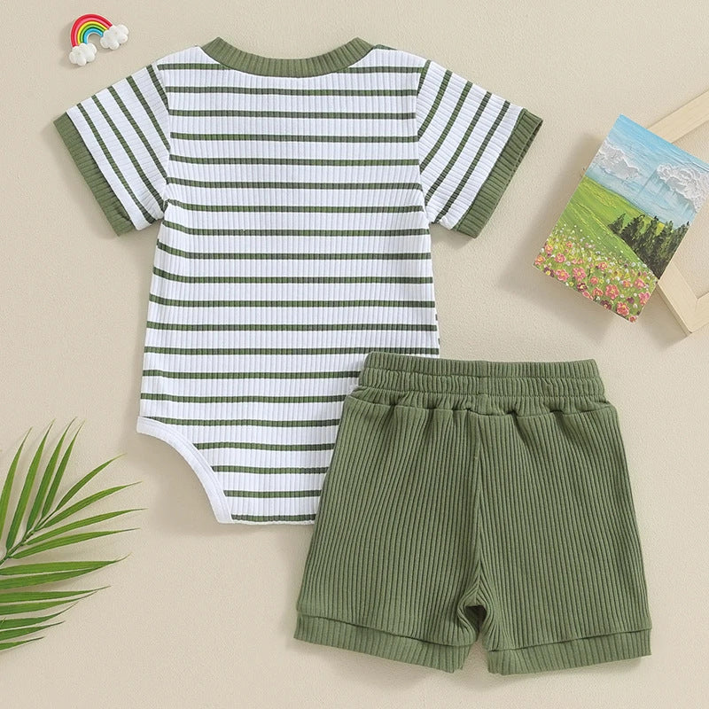 Oluuu. Baby Jumpsuit – Kurzärmeliger Romper für Kleinkinder