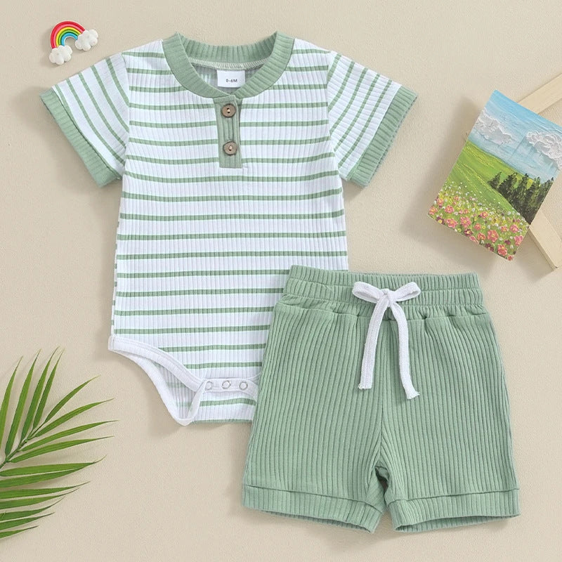 Oluuu. Baby Jumpsuit – Kurzärmeliger Romper für Kleinkinder