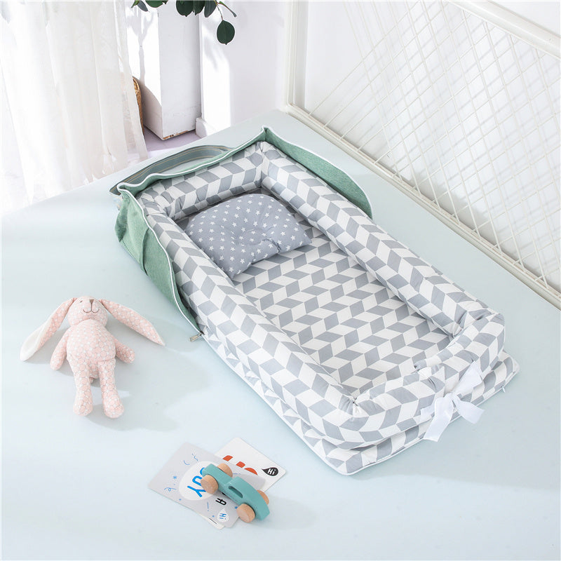 Oluuu. Praktisches Babybett – Faltbar und aus Baumwolle für Ihr Neugeborenes