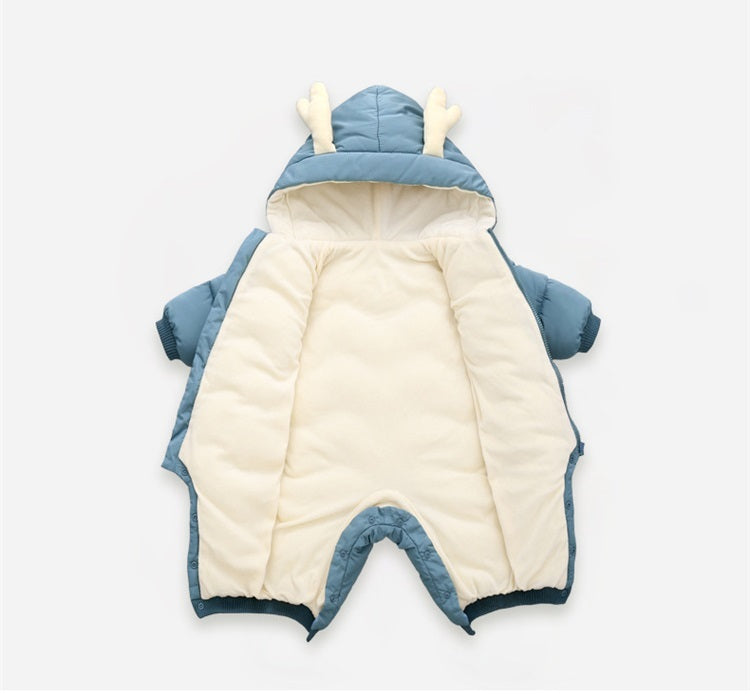 Oluuu. Baby Einteiler Daunenjacke