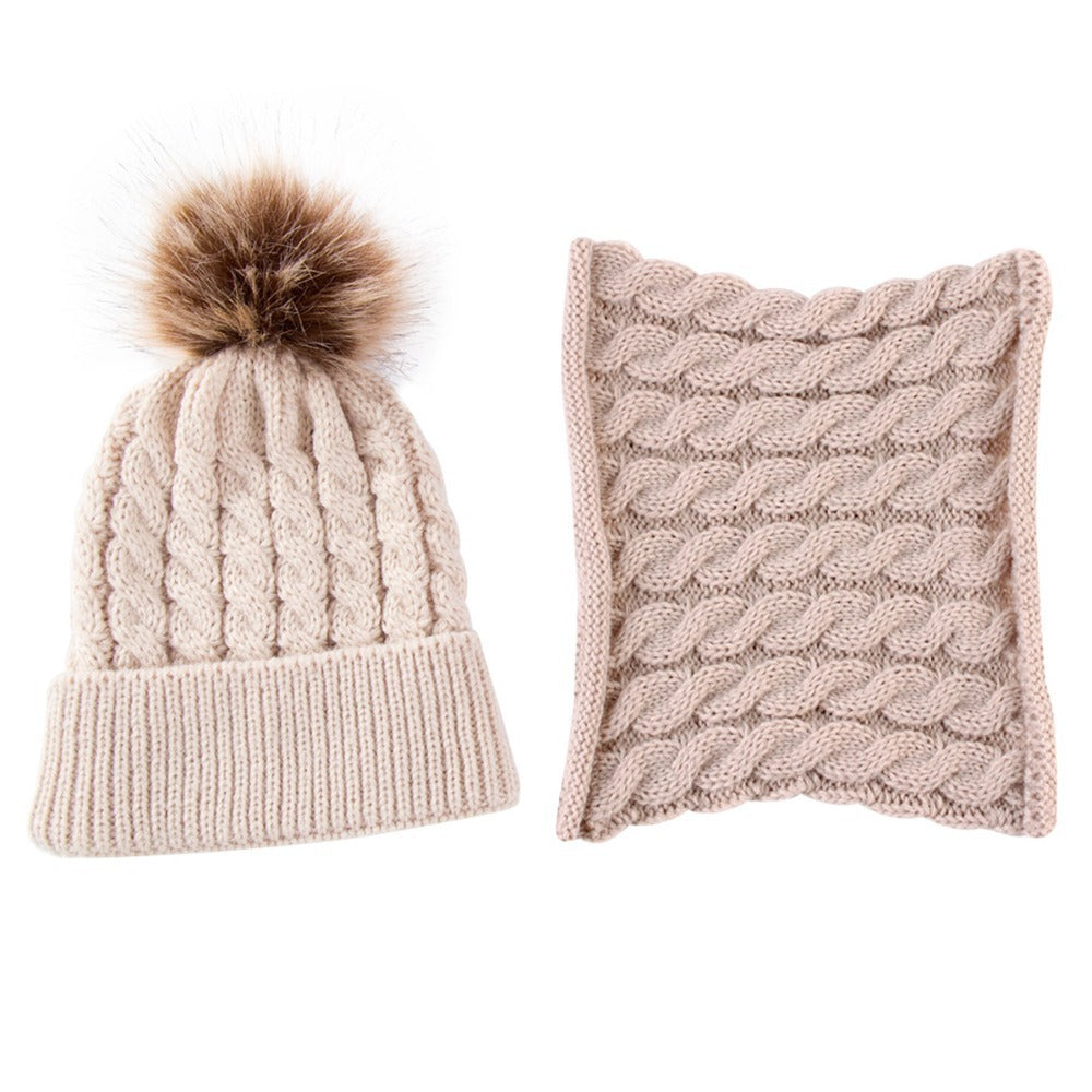 Oluuu. Baby Winter Mütze und Schal Set