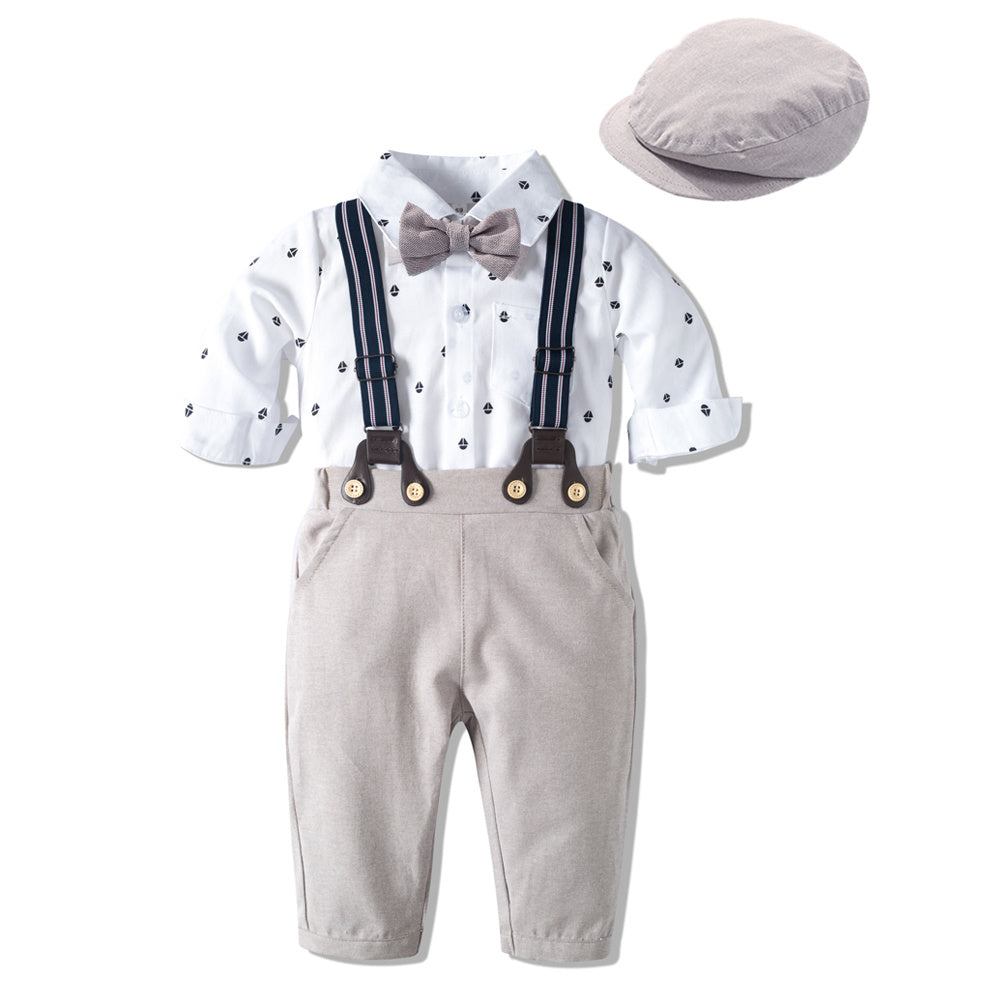 Oluuu. Baby Jungen Gentleman Anzug – Einteiler Romper
