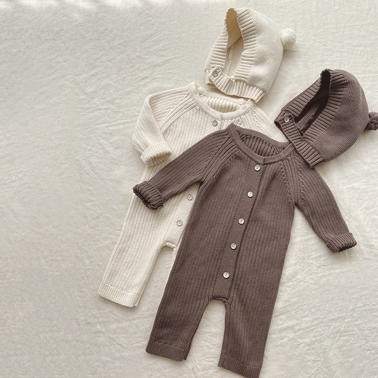 Oluuu. Baby Strickpullover – Langer Einteiler aus Strick