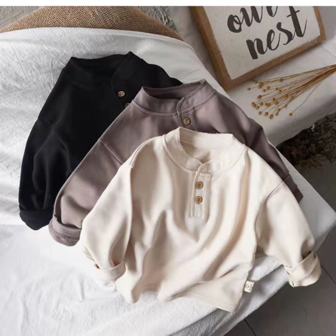 Oluuu. Unisex Baby Baumwolljacke T-Shirt für Jungen und Mädchen