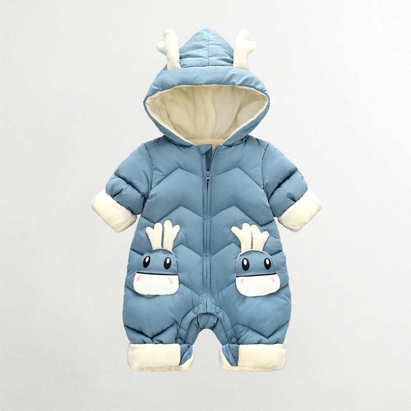 Oluuu. Baby Einteiler Daunenjacke