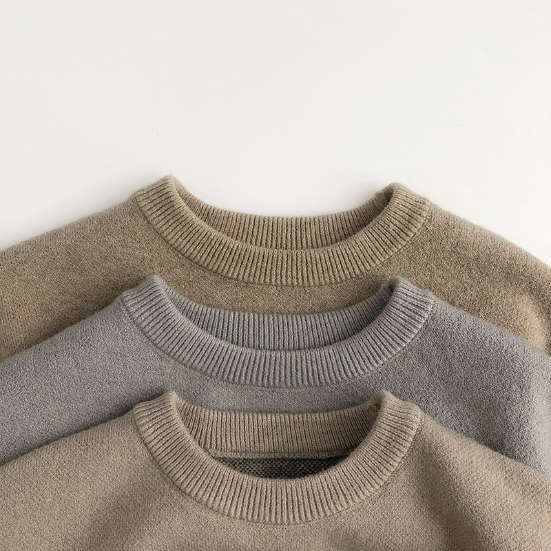 Oluuu. Kinder Pullover – Strick-Sweater für Baby Jungen und Mädchen