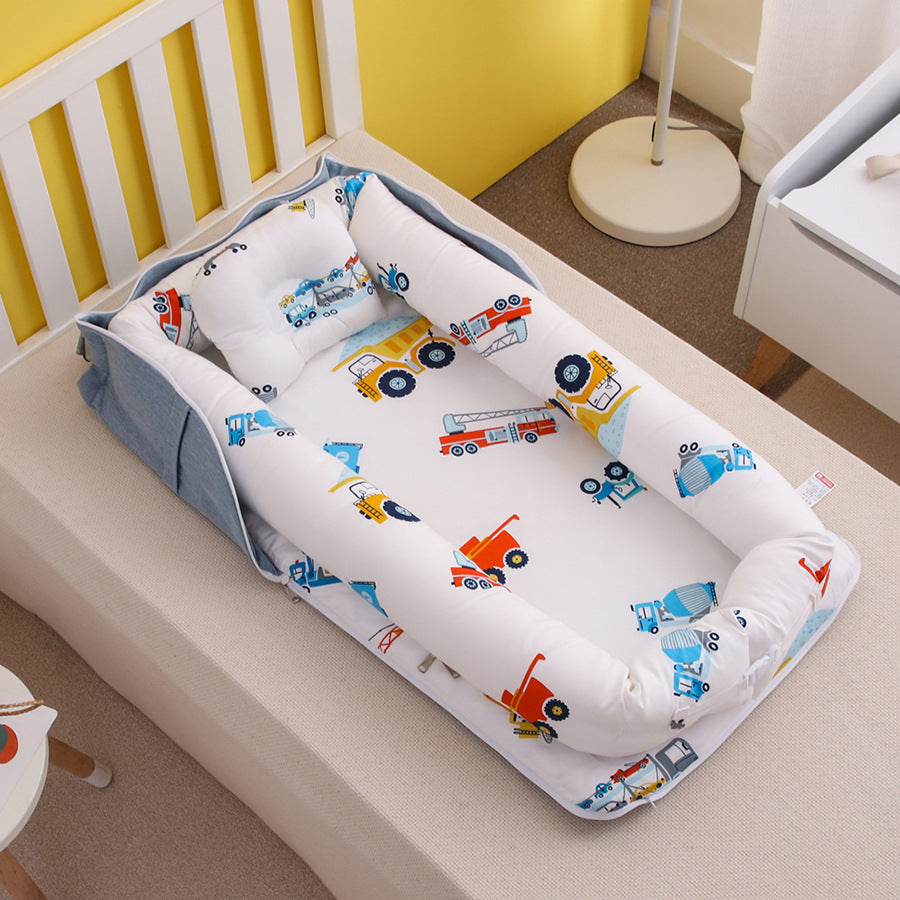 Oluuu. Praktisches Babybett – Faltbar und aus Baumwolle für Ihr Neugeborenes