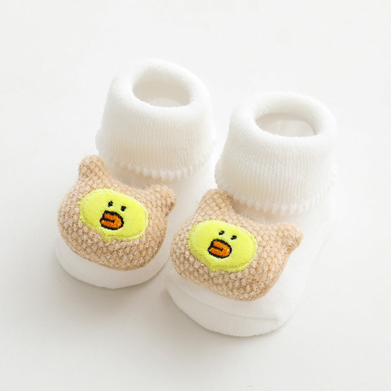 Oluuu. Baby Rutschsocken mit Plüsch und dicken Riegeln – Für sicheren Halt und Komfort
