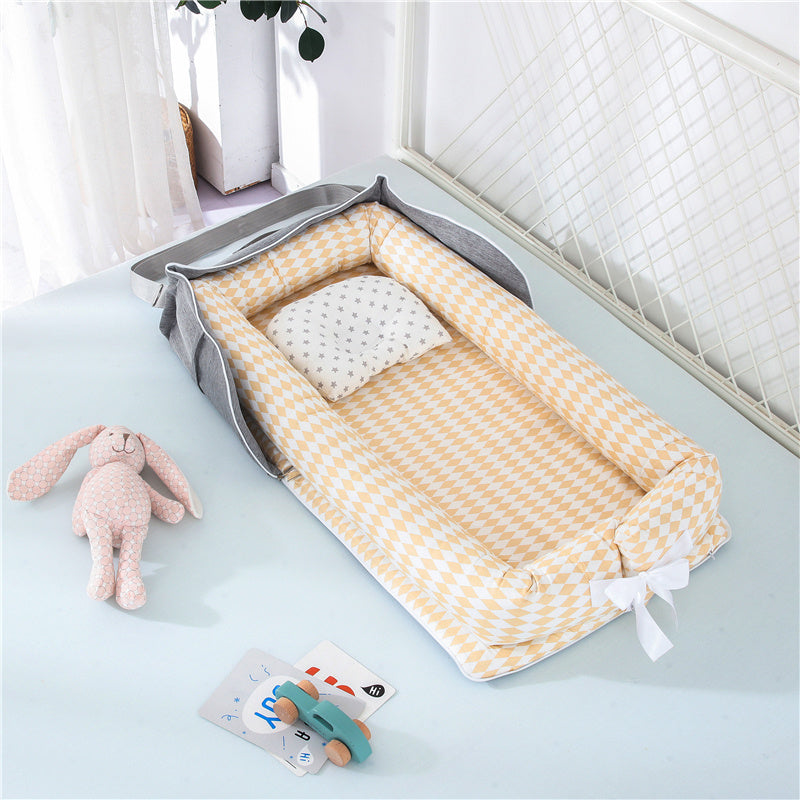 Oluuu. Praktisches Babybett – Faltbar und aus Baumwolle für Ihr Neugeborenes
