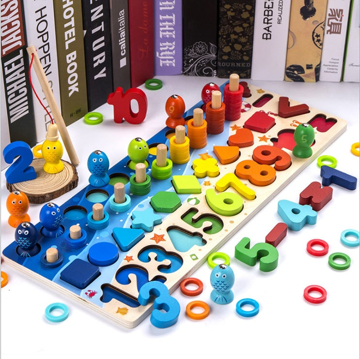 Oluuu. 3D Alphabet- und Zahlenpuzzle für Kinder – Buntes, geometrisches Lernspielzeug