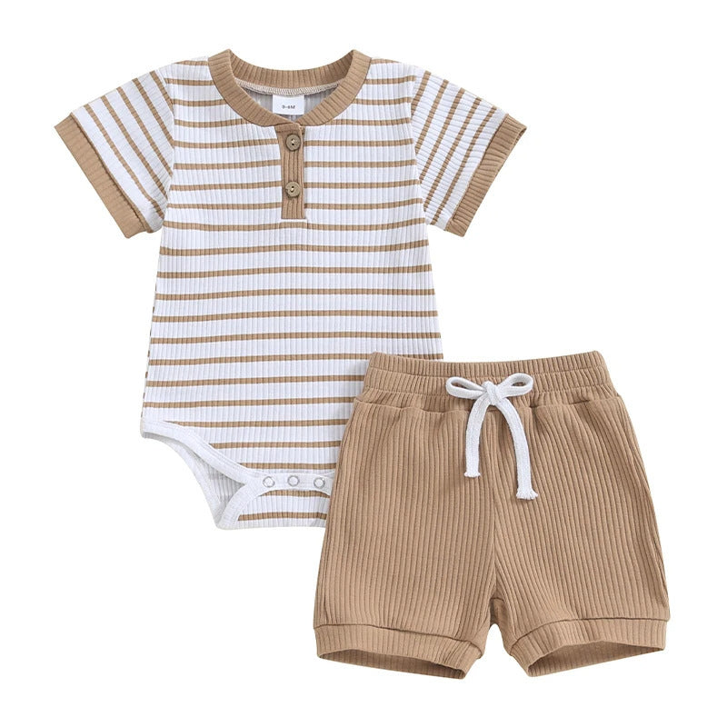 Oluuu. Baby Jumpsuit – Kurzärmeliger Romper für Kleinkinder