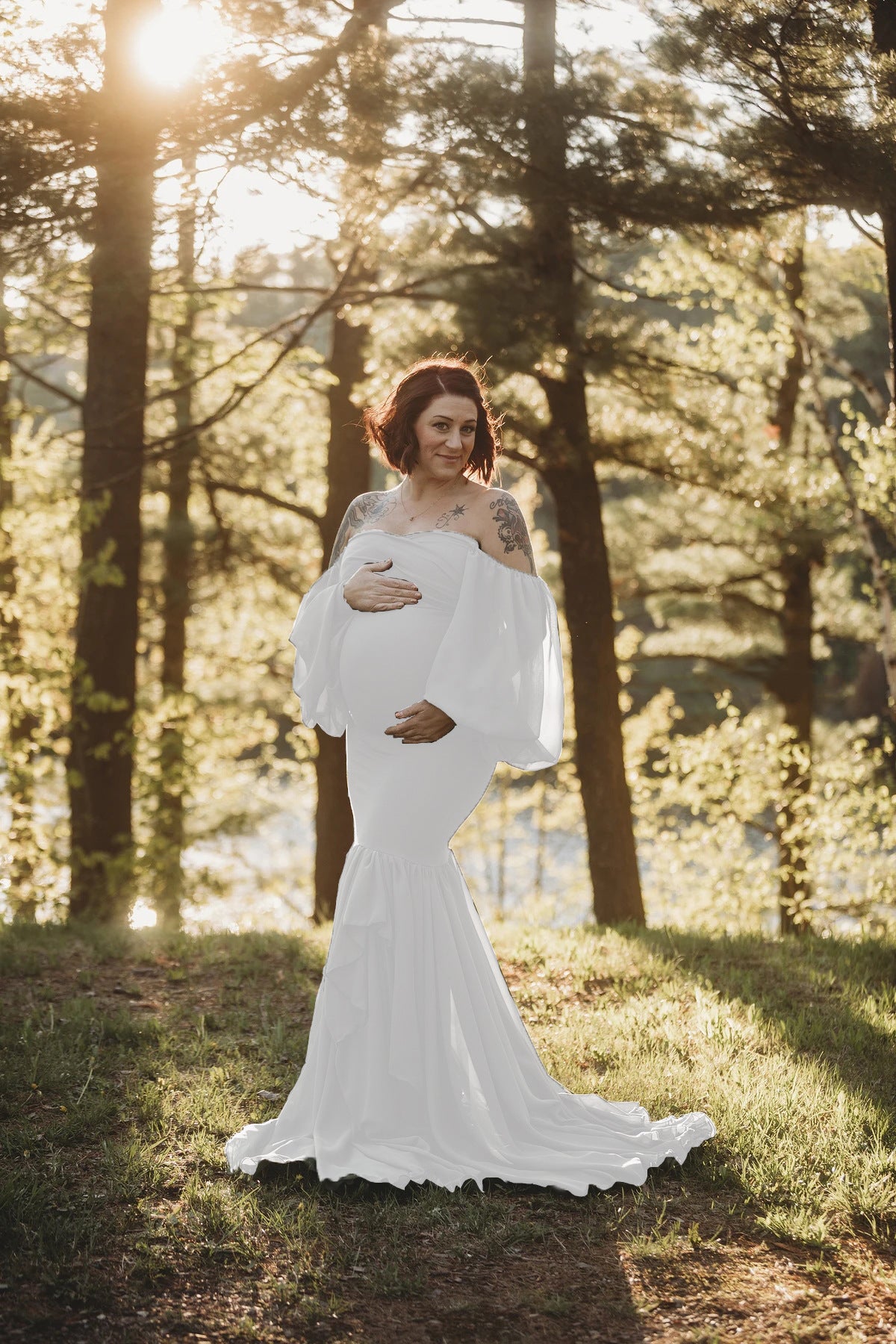 Oluuu. Schwangerschaft- Fotoshooting Kleid