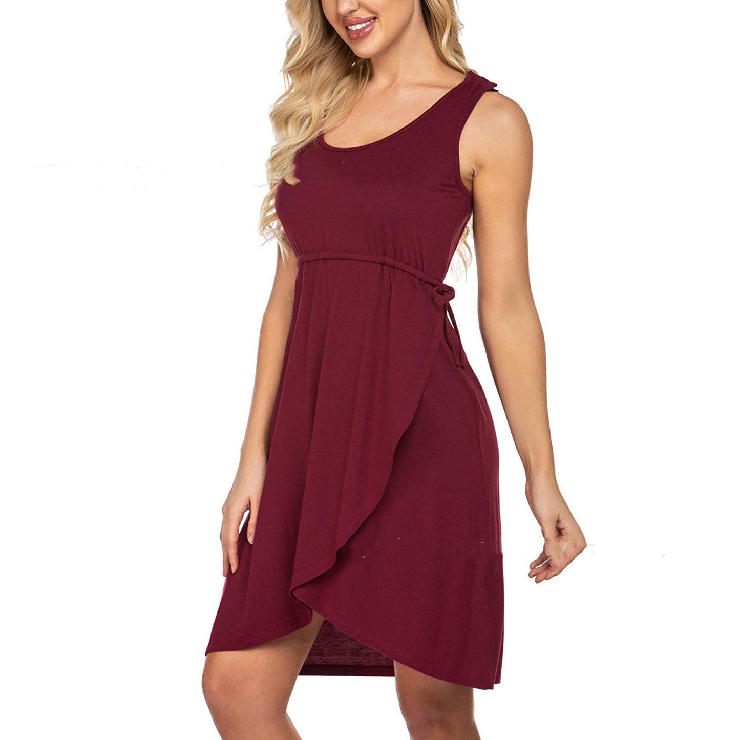 Oluuu. Einfarbiger Stillkleid-Top für Schwangere