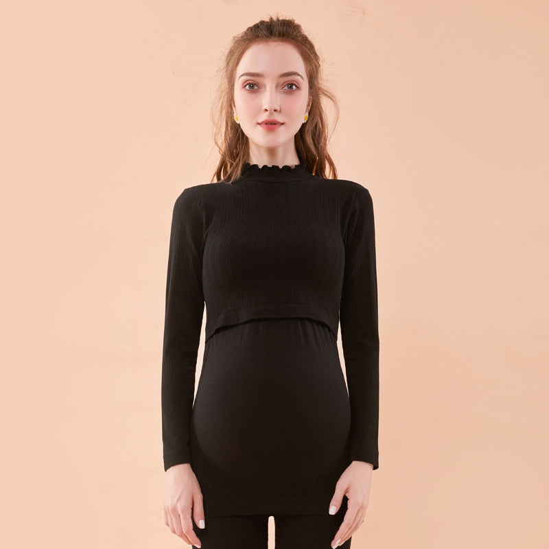 Oluuu. Herbst-Outfit mit Hose für Schwangere