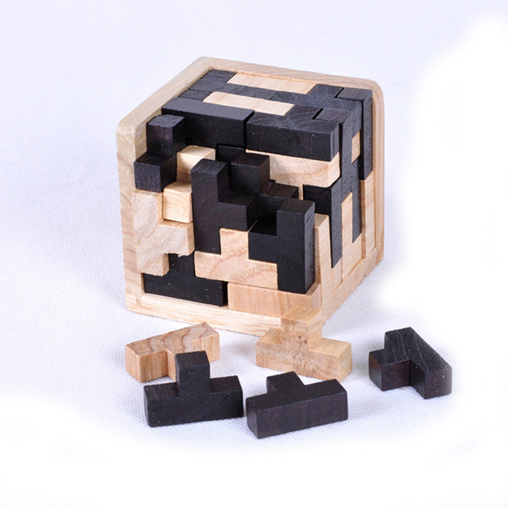 Oluuu. Kreatives 3D Puzzle – Luban Holzspielzeug, Interaktive Lernpuzzles für die frühe Bildung