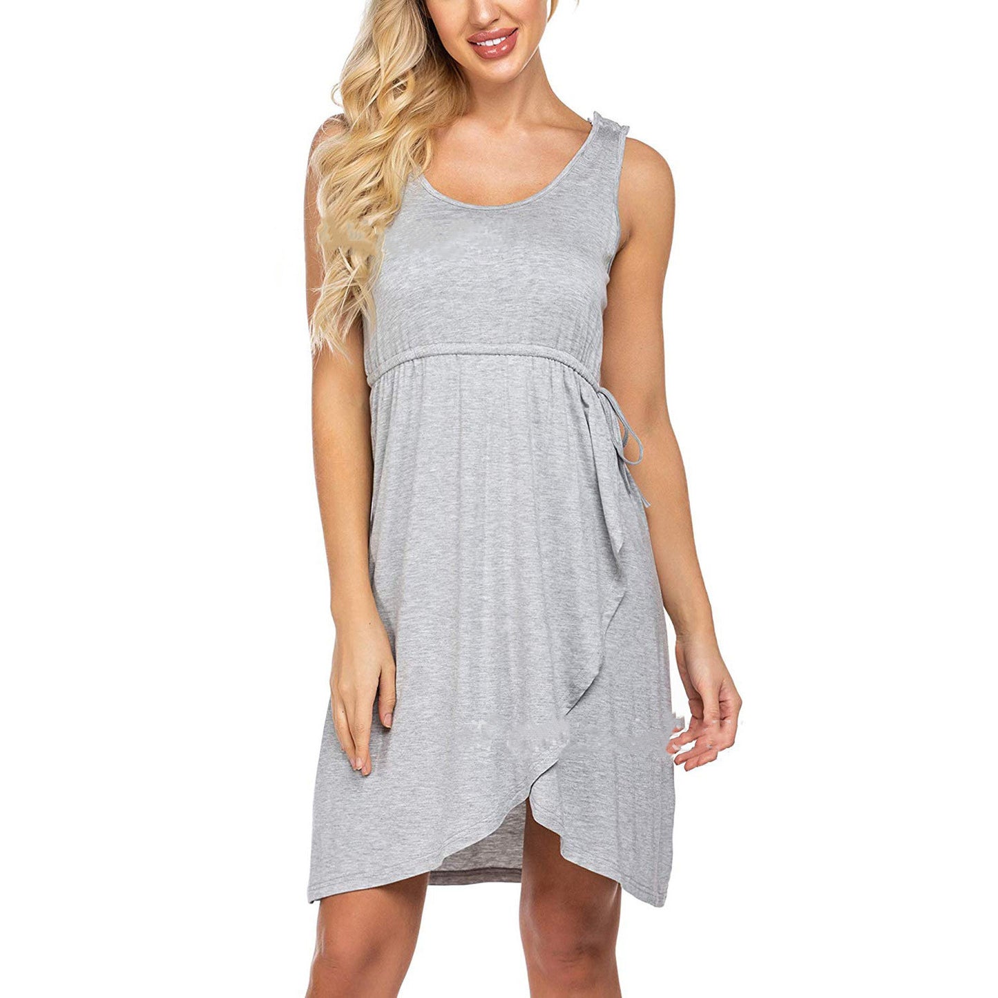 Oluuu. Einfarbiger Stillkleid-Top für Schwangere