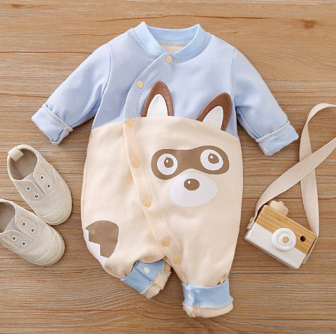 Oluuu. Herbstbekleidung – Baby Romper und Pyjama aus reinem Baumwollstoff
