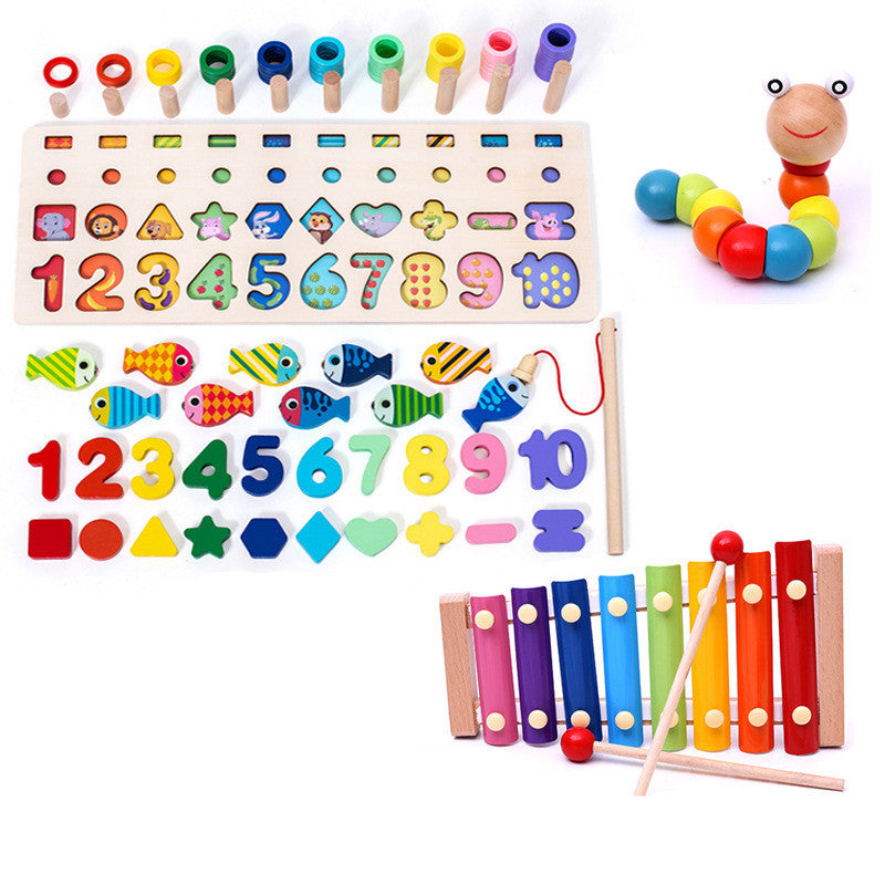 Oluuu. 3D Alphabet- und Zahlenpuzzle für Kinder – Buntes, geometrisches Lernspielzeug