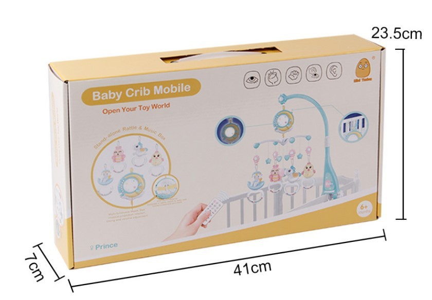 Oluuu. Multifunktionales Baby-Mobile – Musik, Drehfunktion & Lichtprojektion für Neugeborene