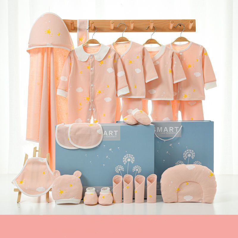 Oluuu. Pure Baumwolle Neugeborenen Geschenkbox – Frühling/Sommer Set, Vollmondgeschenk